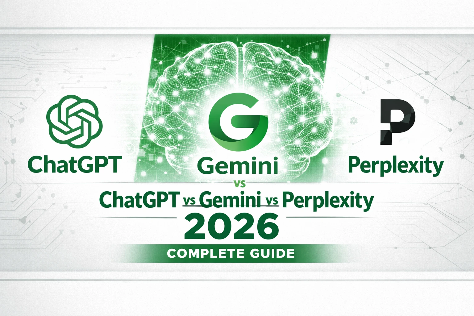 ChatGPT Vs Gemini Vs Perplexity Comparison 2026 – Which AI Tool Is Best?