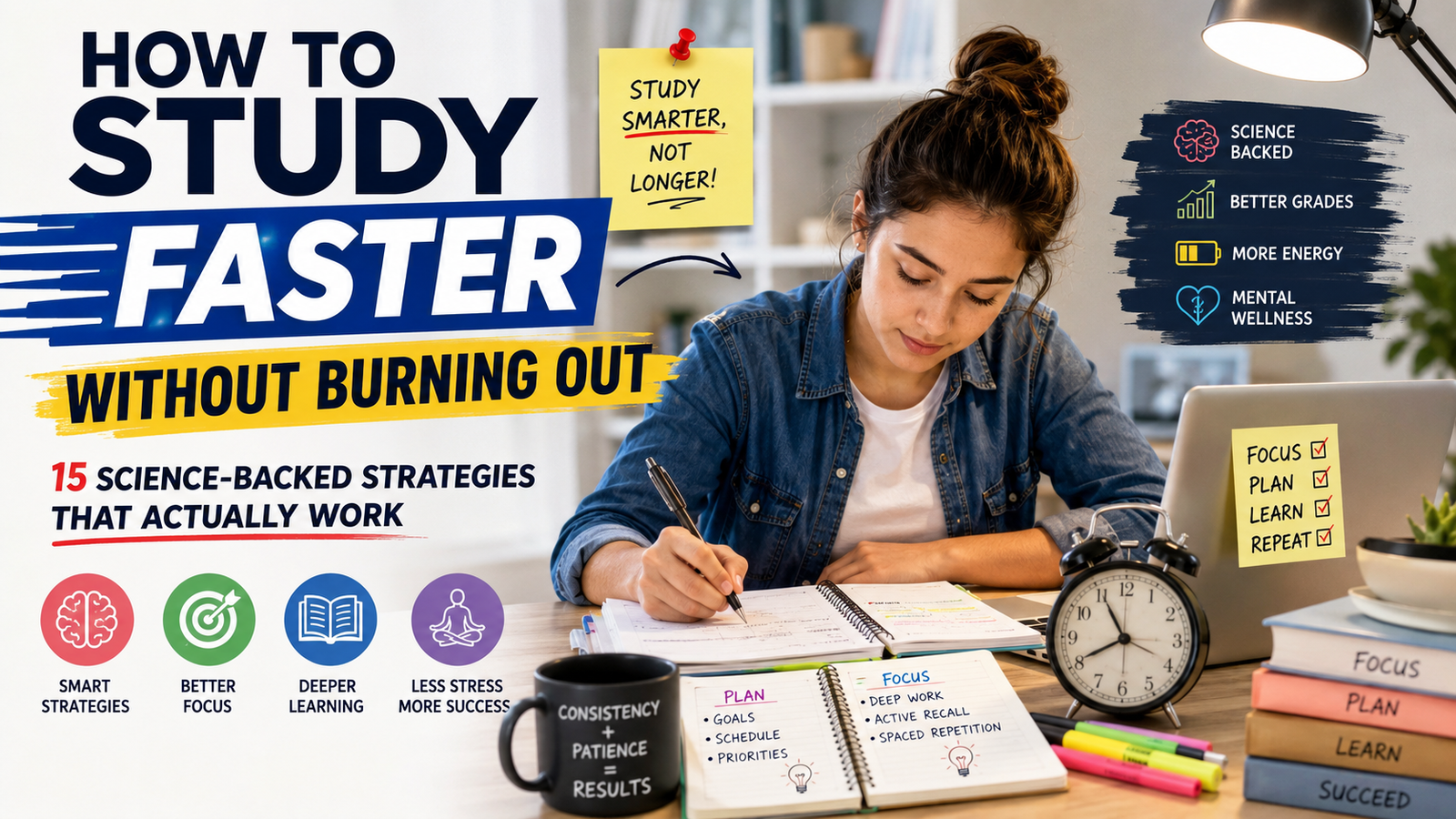 How To Study Faster Without Burning Out: 15 Science-Backed Strategies ...